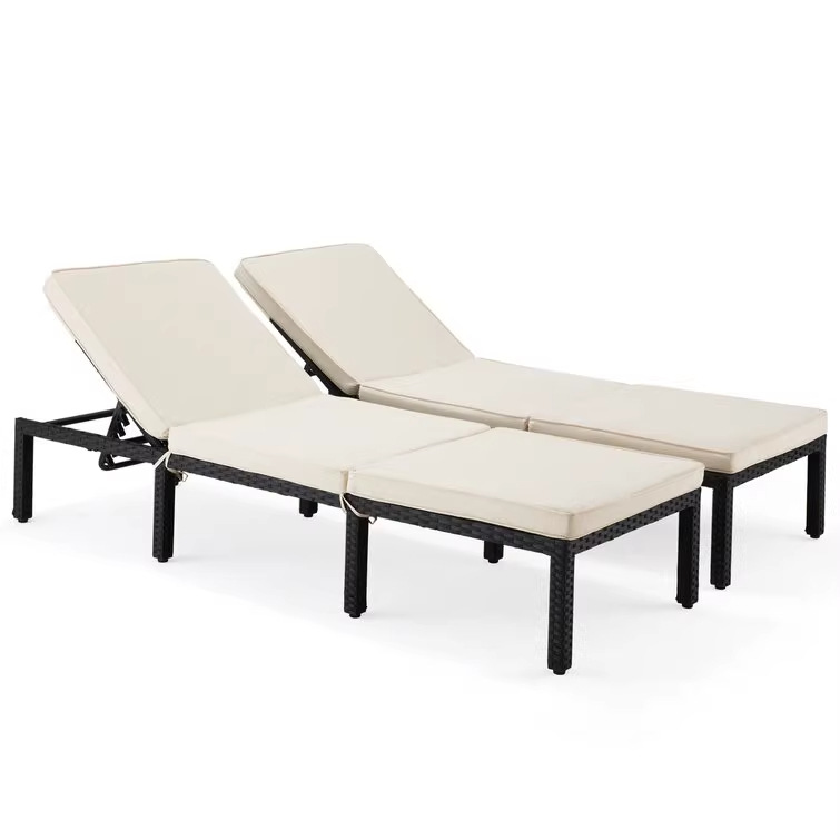 Cama de caña al aire libre Villa patio piscina sillón sillón sauna plegable silla de playa silla de caña al aire libre