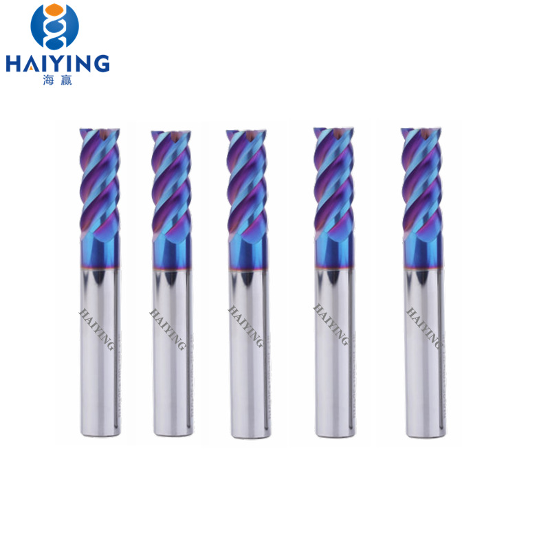 65°钨钢铣刀纳米涂层4刃铣刀数控加工CNC刀具