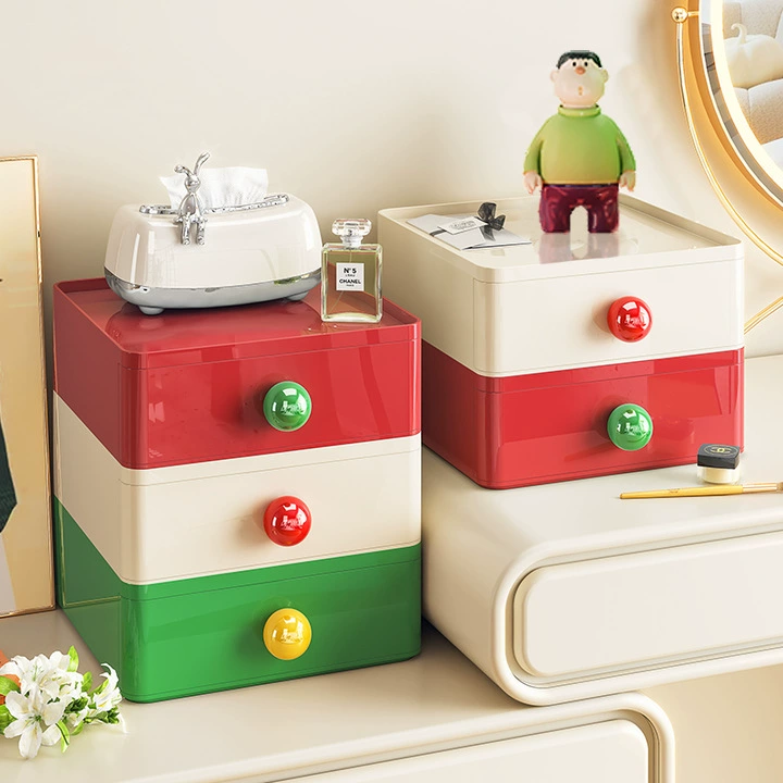 Настольный ящик для хранения с допамином, штабелируемый ящик для хранения ящика для студенческого общежития, ящик для разных вещей, пластиковый ящик для хранения