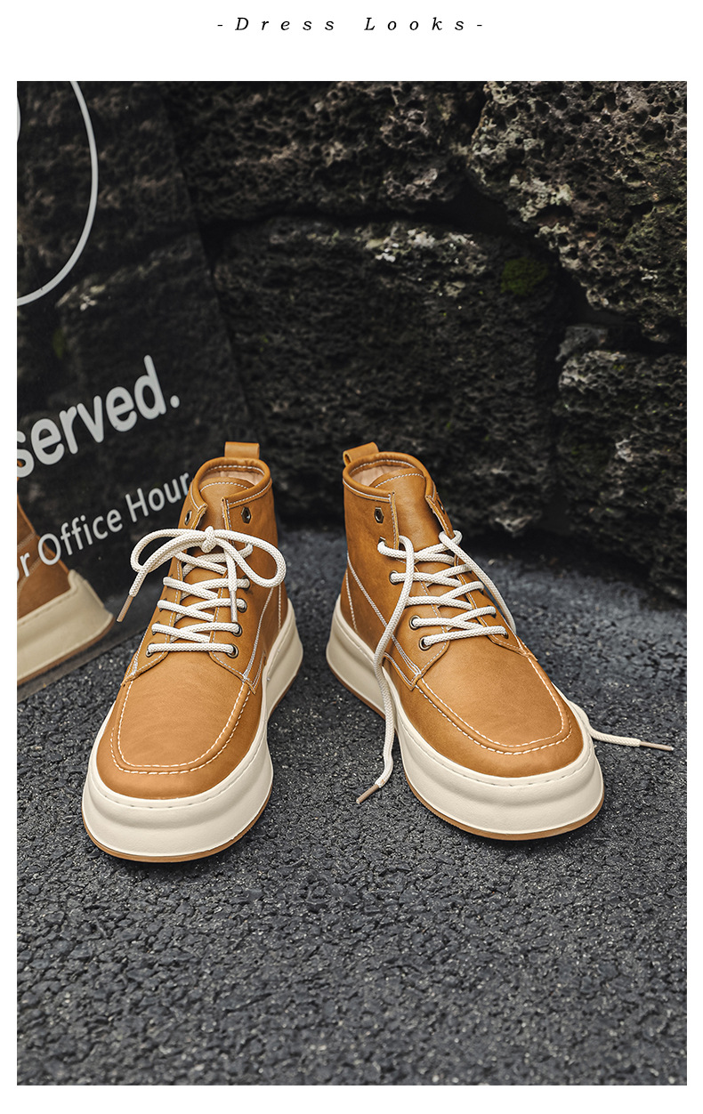 Herren Chukka Boots Aus Echtleder Atmungsaktive Mid Top Freizeitschuhe_voghion.com