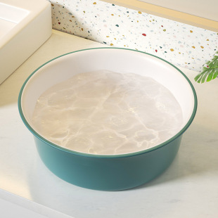 Washbasin Household Large Plastic Basin Morandi Nordic-style Double-style Thickened Vegetable Washing Basin Student Washing Clothes Foot Washing Basin