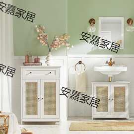 侧浴室储物柜高柜工厂跨境角家具高柜卧室柜子柜卫生间浴室柜卫生