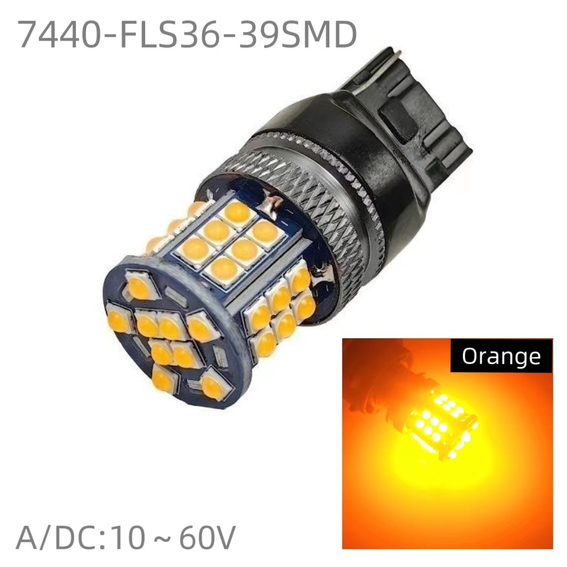 Nueva luz LED BA15S luz reversa del coche BAY15D 3030 luz de freno 39SMD luz de la motocicleta
