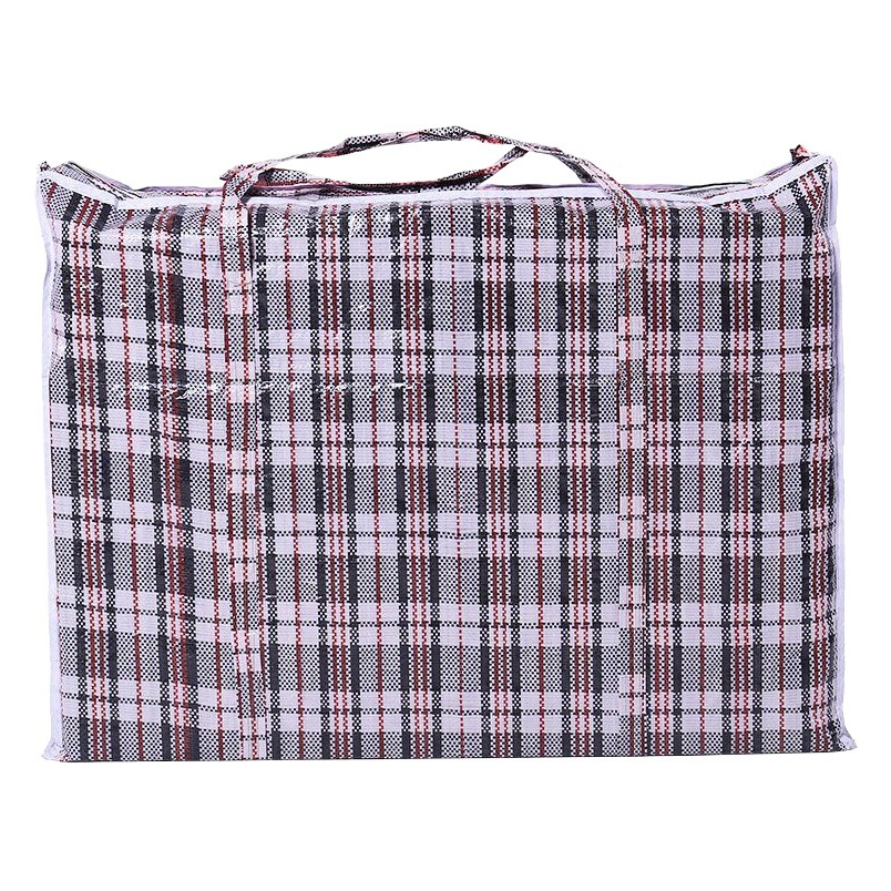 Extra grande tejido bolsa de embalaje en movimiento bolsa de piel de serpiente impermeable rojo blanco azul tejido bolsa engrosada bolsa de almacenamiento bolsa de equipaje