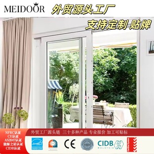 Md100 Aluminum Sliding Door, a Popular Export Product in Australia and Southeast Asia, Suitable for Both Indoor and Outdoor Use, with a Sliding Mechanism
