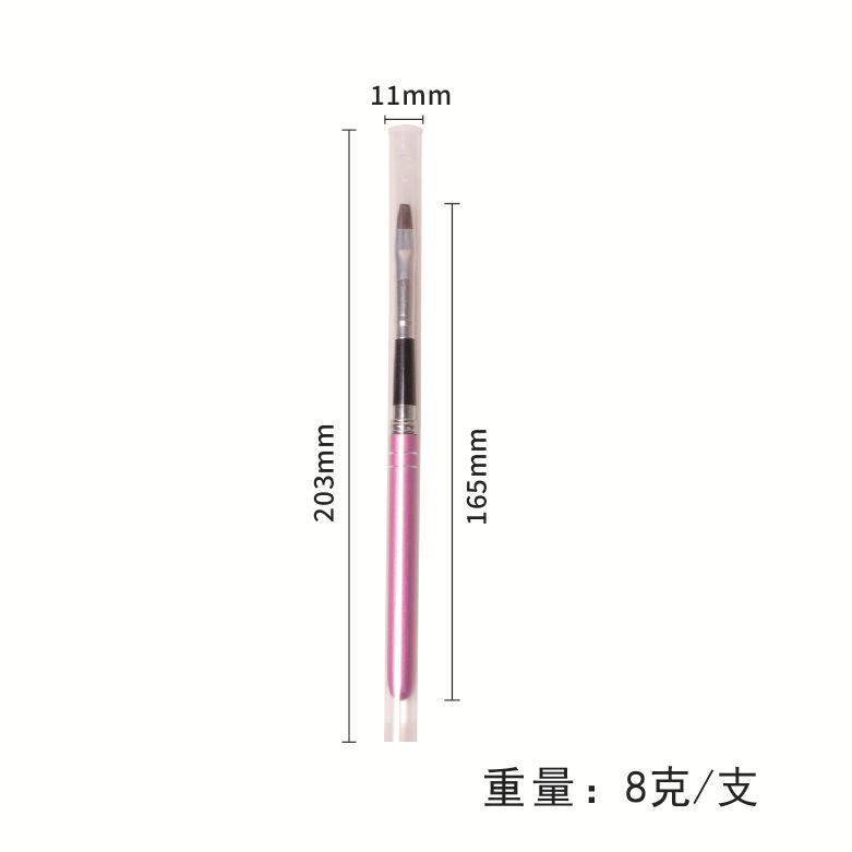 Dental plástico pluma estética reparación pluma resina que forma la pluma dientes de porcelana que forma la pluma cabeza plana resina material dental