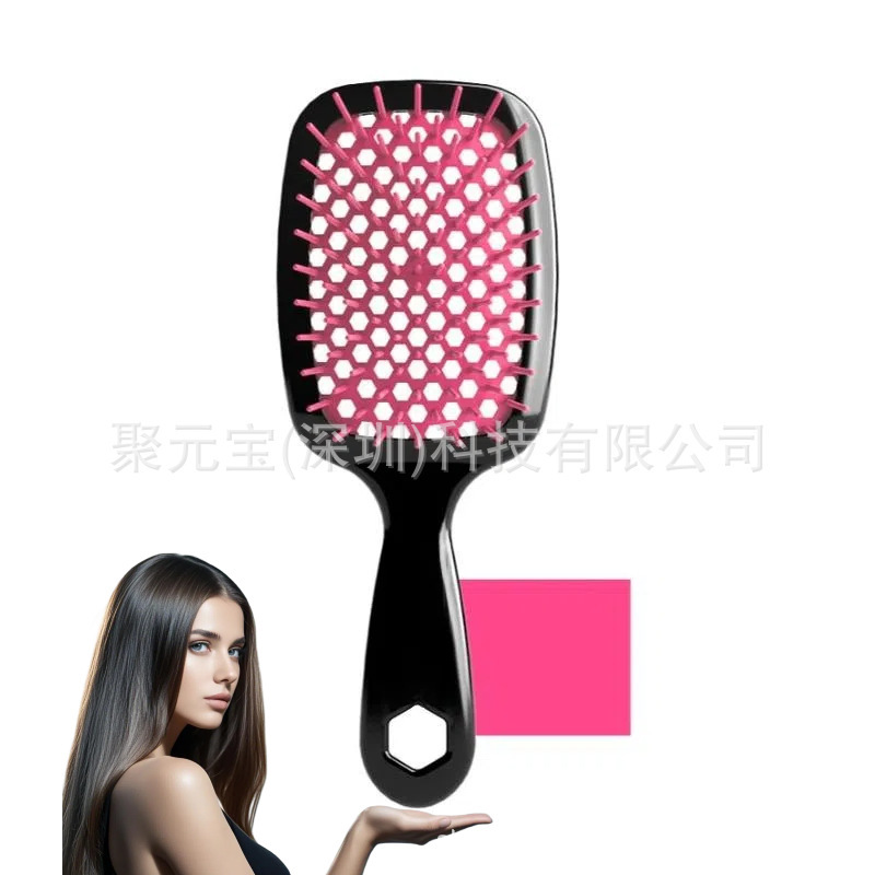 蓬松高颅顶梳子女士专用排骨梳按摩长发造型神器跨蜂窝干湿两用|undefined