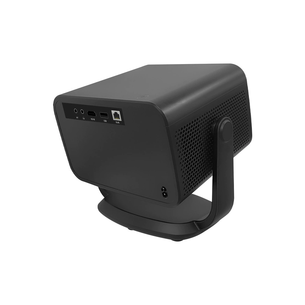360° Rotating Projector (WEILT) Smart Home Theater, Wi‑Fi Android, 4K Decode, Portable Large Screen