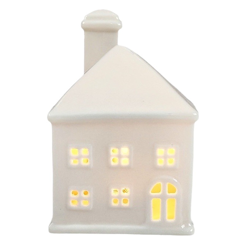 De estilo europeo Casa de cerámica lámpara LED artesanía Luz de lujo decoraciones noche luz decoración del hogar Comercio exterior transfronteriza al por mayor