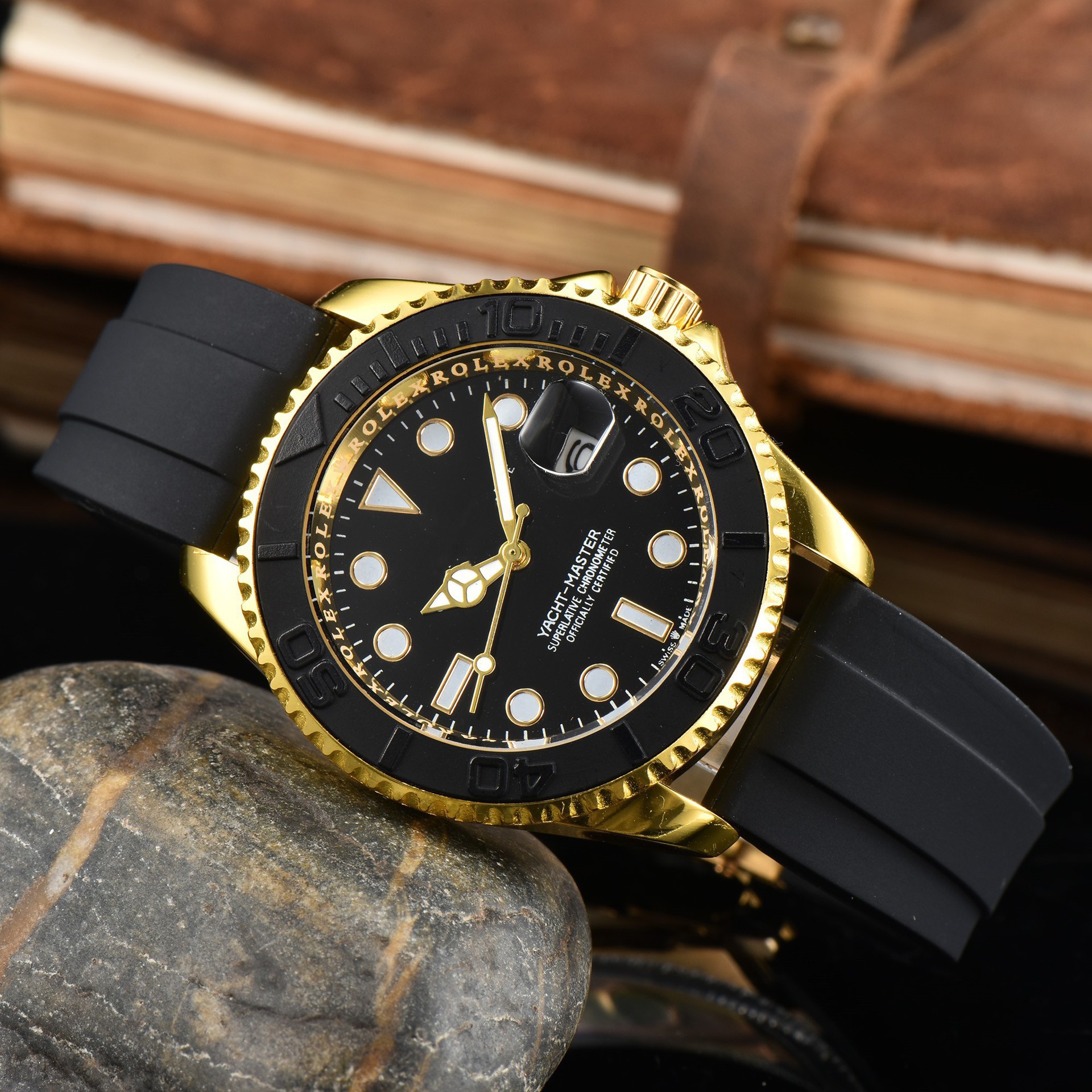 2023 AliExpress Explosions Best Selling Silicone Quartz Watch Factory Direct Selling Men's Fashion Business Watch