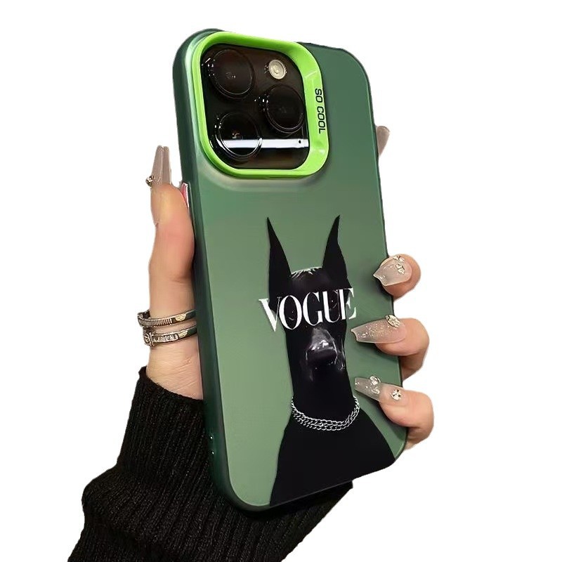 Marca de moda nuevo aplicable iPhone 16 funda para teléfono móvil Apple 15promax estilo europeo y americano 14pro anti-caída 13pro12