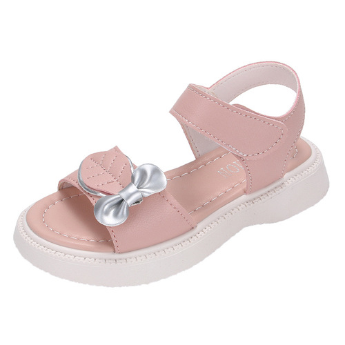Children's Summer Slides for Girls and Big Kids - Princess Style, Non-Slip Soft Sole Beach Shoes