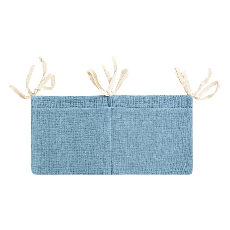 Yinmei bebé cama almacenamiento colgante bolsa carro Algodón puro multifuncional pañal molar juguete adhesivo bolsa de almacenamiento transfronteriza