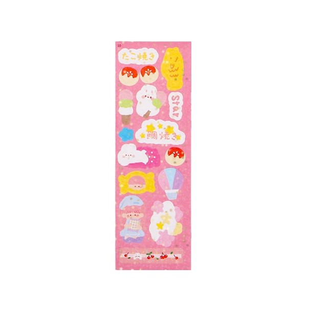 Nuevas pegatinas láser lindas, pegatinas de dibujos animados de viento ins, tarjetas de bricolaje para niños, pegatinas de decoración de cuentas de mano, regalos al por mayor