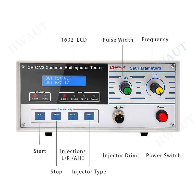 Cr-Cv2 Fuel Injector Tester Common Rail Injector Tester Electromagnetic Injector Tester