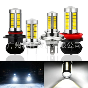 Car Led Fog Lights H8/H11 9005 9006-5630-33Smd Headlights High Brightness H4 H7 Headlights