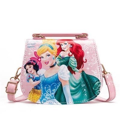 Bolso para niños Ice and Snow Princess Bolso para niñas Mochila coreana Princesa Aisha lindo bolso de mensajero de un solo hombro