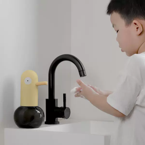 Duck-Shaped Hand Washing Sensor Smart Automatic Sensor Foam Soap Dispenser Infrared Sensor Bubble Hand Washing Device