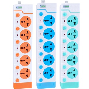 Foreign Trade Export Night Light Model with Overload Protection Plug-In Board 5-Position Jack Plug-In Version
