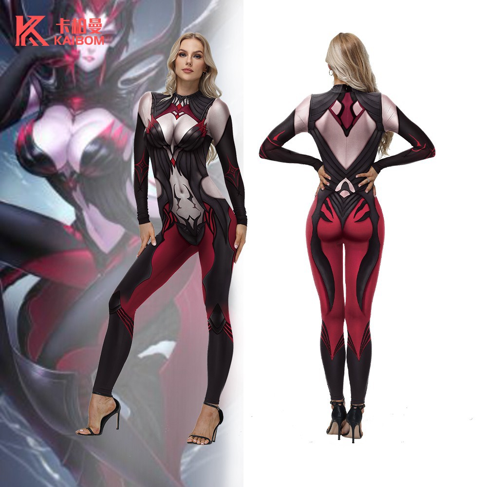 2025 European and American Cross-Border Amazon New Cos Clothing Digital Printing Stage Performance Clothing Jumpsuit Factory Direct Delivery