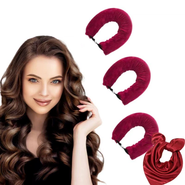 Red [pack of 3] + 70cm silk scarf