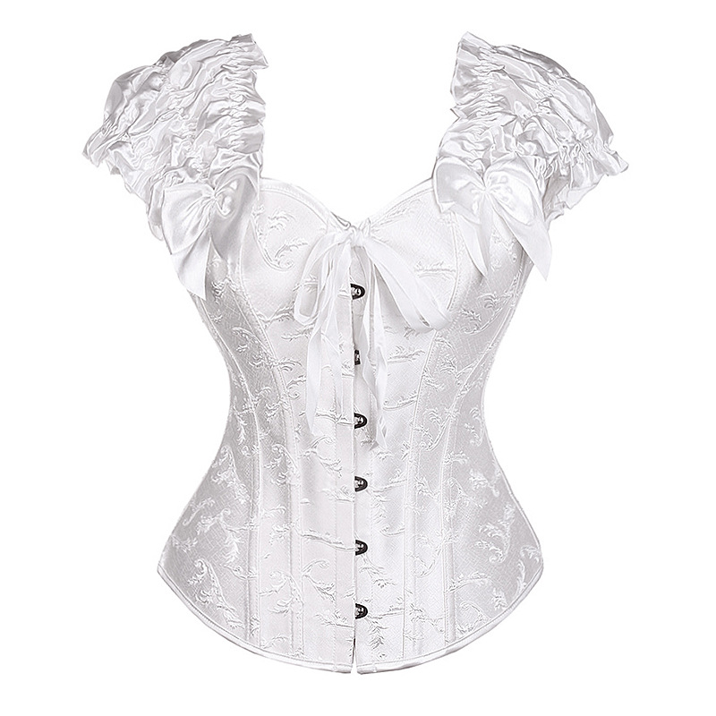 Corsé adelgazante con doble tirante para mujer, moldeador de busto y cintura, faja moldeadora de estilo palacio europeo y americano.