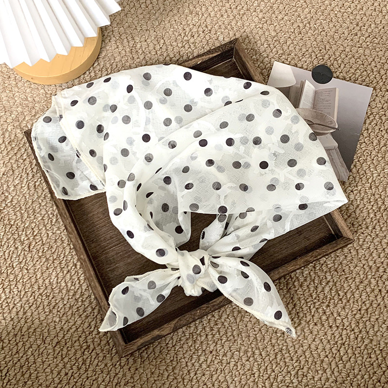 Arte y literatura rayas linas bufandas de seda femeninas coreanas de estilo universal nicho bufandas de cuello de cinta delgada bufandas de cuello protector solar