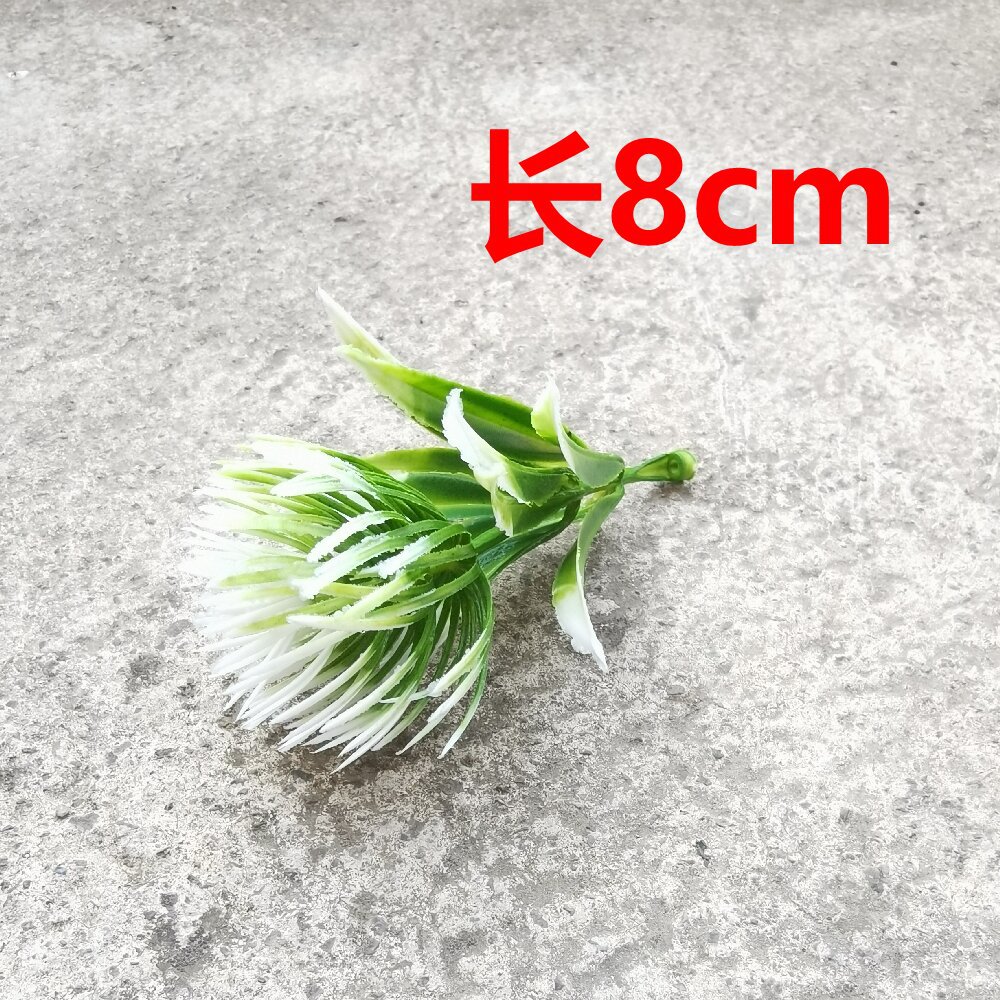 Imitación de hojas verdes hierba de agua hoja persa decoración de flores de boda pared flor de pecho accesorios de muñeca flores diy accesorios hechos a mano