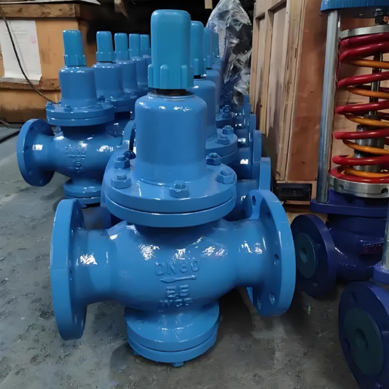 铸钢蒸汽法兰减压阀 Y42X-40C DN15 薄膜式先导式自来水减压阀