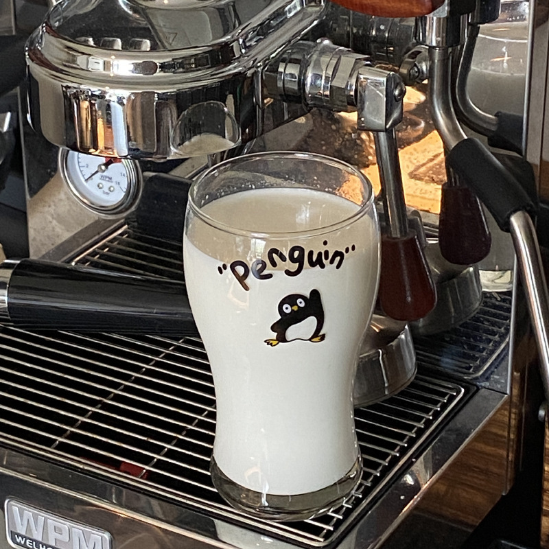 忙しい自家製かわいいペンギンジュースカップ夏insレトロなビールマグ大容量コールドカップ|undefined