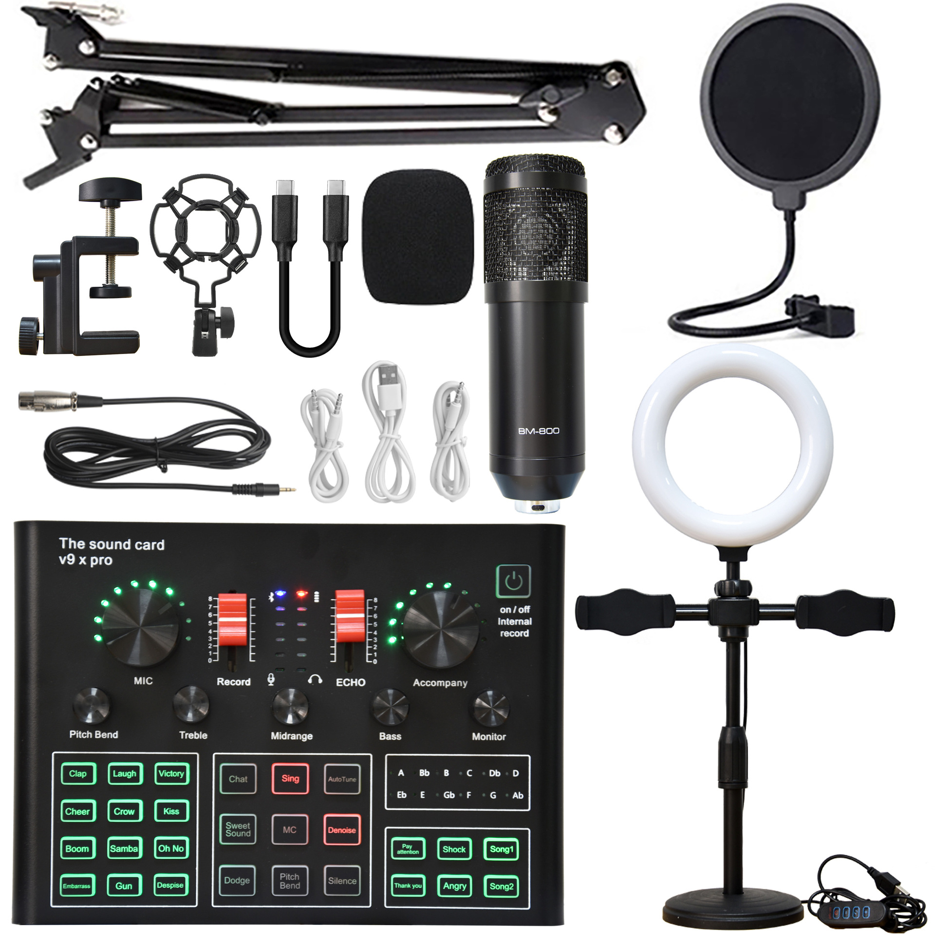 BM800 microphone cross-border live broad...