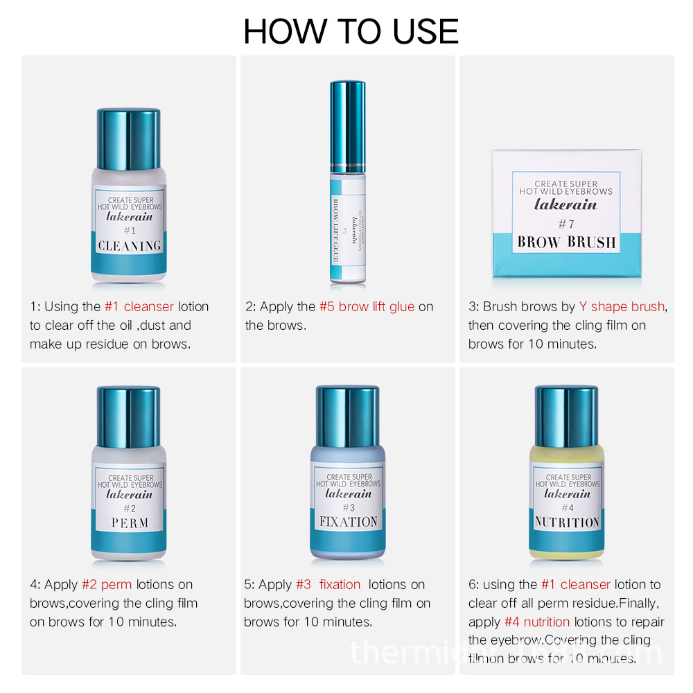 Brow Lamination Steps