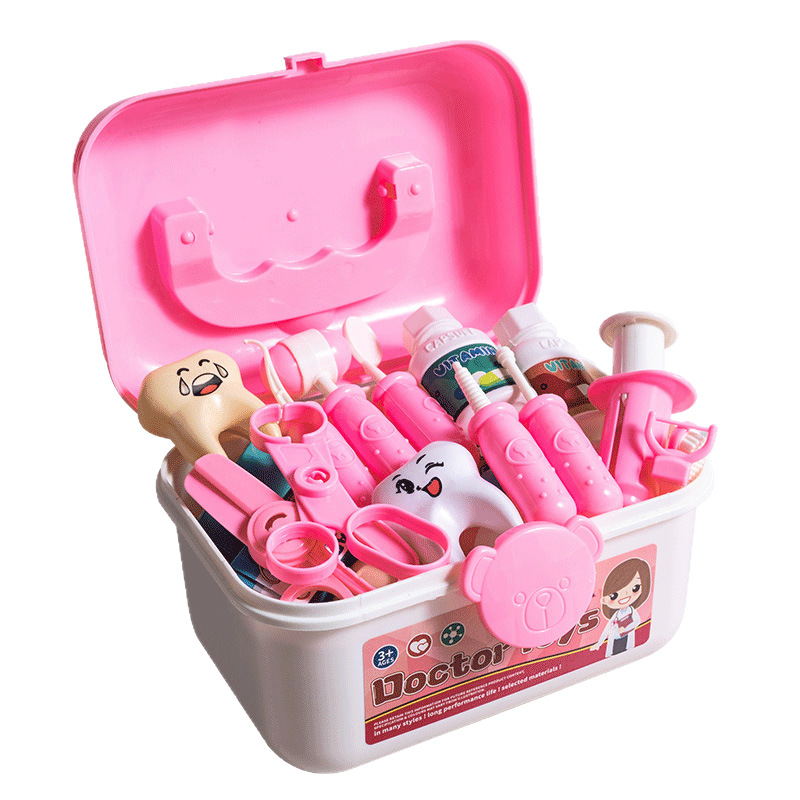 Juguetes médicos infantiles transfronterizos, herramientas, cajas médicas para niños y niñas, enfermeras de inyección, estetoscopio para bebés image 5