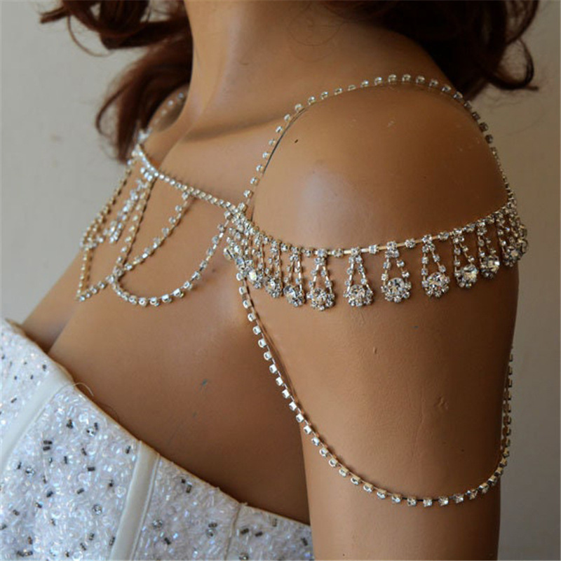 sexy shiny crystal pendant with tassels