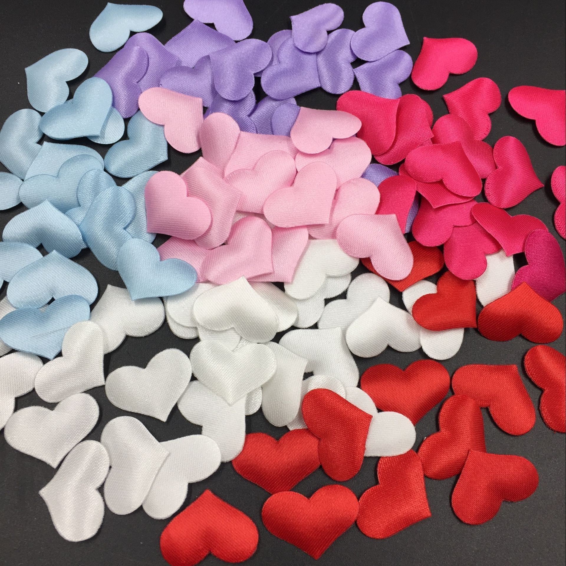 Cadena de luz led de amor de esponja tridimensional corazón melocotón amor boda decoración de boda sala de bodas prensa fabricante de pétalos de lanzamiento manual