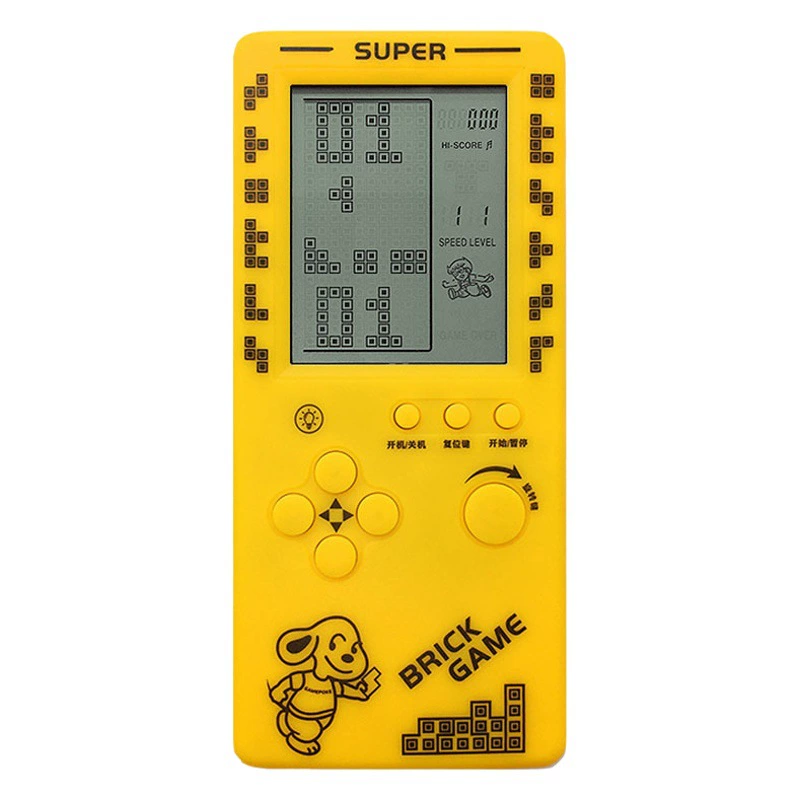 4,1-дюймовый супер большой экран русский квадратный автомат Классический Ностальгический ретро перезаряжаемый детский игровой автомат игрушка для студентов