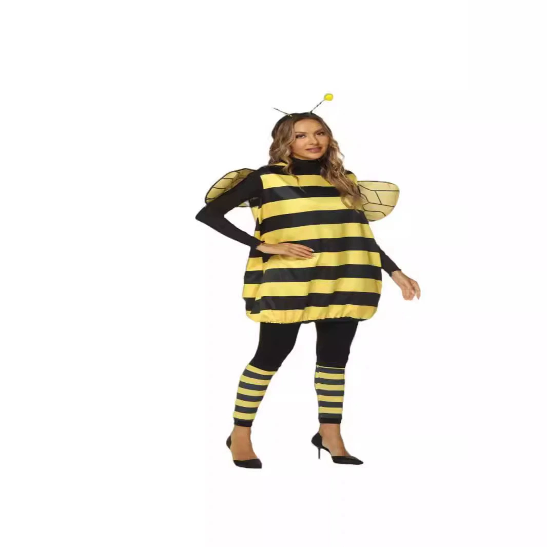 Хэллоуин праздничный костюм для взрослых Halloween Хэллоуин пчела насекомое косплей костюм