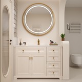 Американская стиль сливочная скала тарелка для ванной комнаты Комбинированный дуб ванный туалетный туалетный стол плавый туалетный туалет