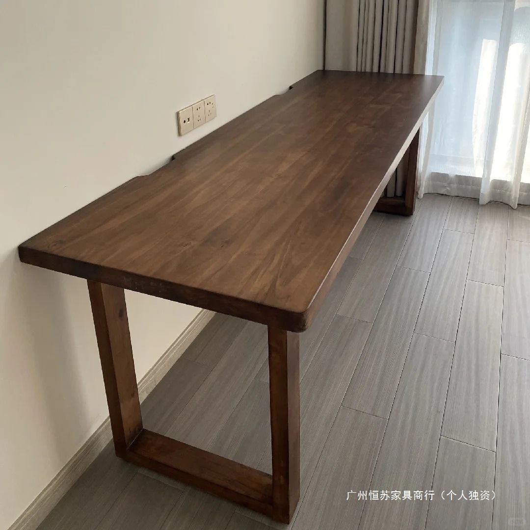 Double Solid Wood Computer Desk Desktop Home E-Sports Table Simple Bedroom Large Board Desk Workbench Long Table