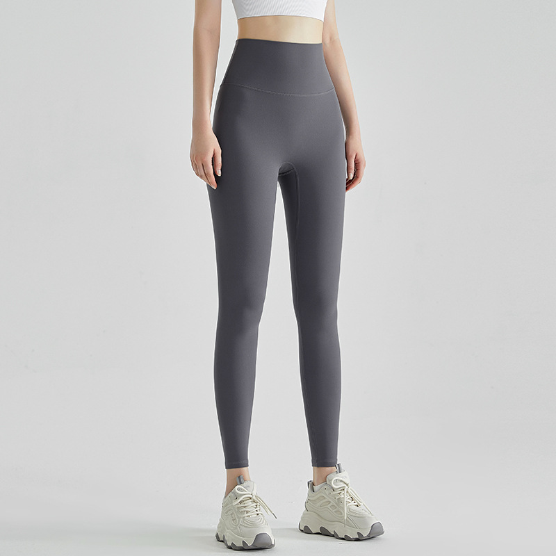 [Personalizado] nube sin tamaño de pantalón de pantalon de cintura alta para mujeres sin marcas de tela lyca sin líneas embarazosas pantalones de gimnasio