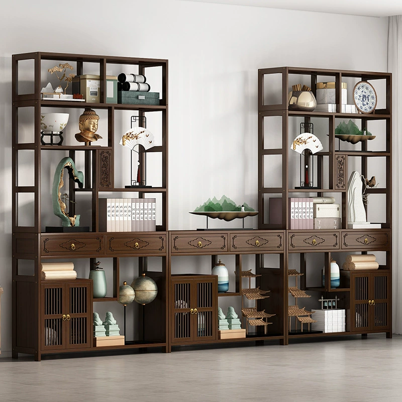 Новый китайский стиль Bigu Chainhoa Chainha Высококачественные украшения Чайная витрина Офисная полка Гостиная перегородка
