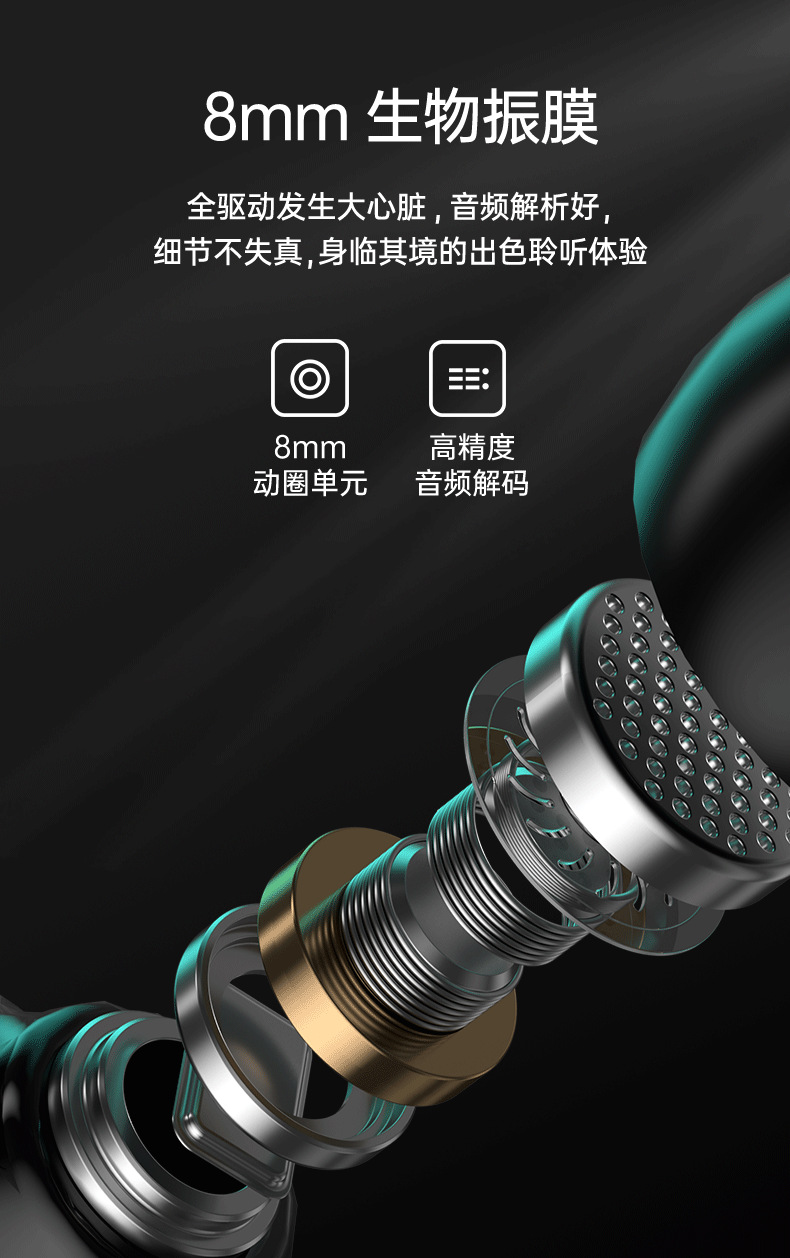 M25跨境新品私模TWS降噪低延迟入耳式蓝牙耳机双耳游戏耳工厂直销详情5