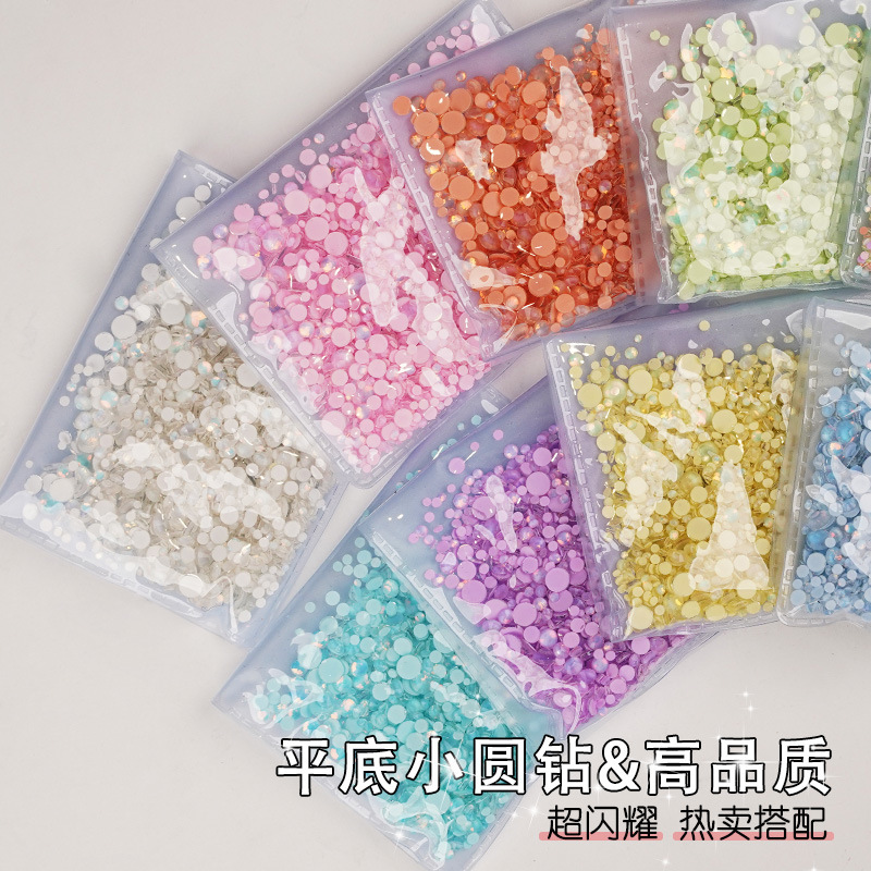 DIY Colorful Crystal Jewelry White Rhinestones Hotfix Rhinestones Flatback Rhinestones Nail Art Rhinestones Wedding Dress Accessories Wholesale Hair Accessories