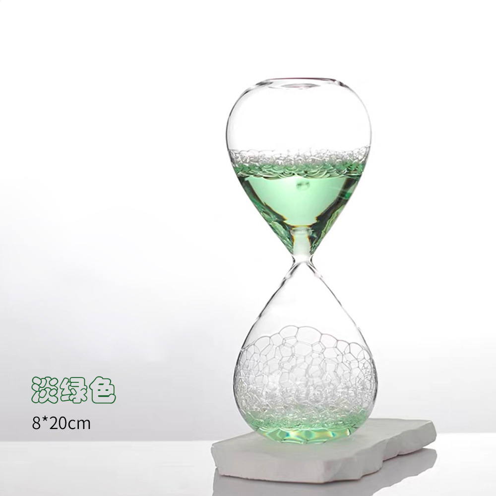 Burbuja creativa sueño burbuja reloj de arena puff señorita cantando reloj de arena multicolor para la selección