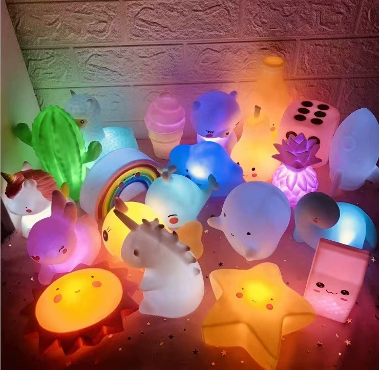 Creative Night Light, Multi-Style Cute Animal LED Lamp, Small/Medium/Large, Giftable 0.08 kg