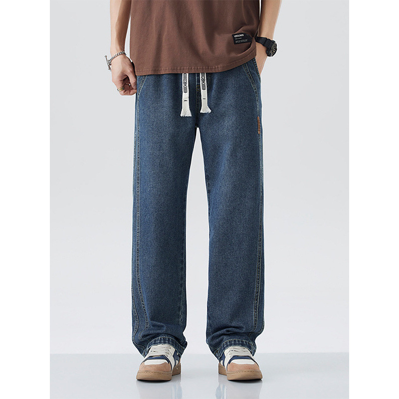 Retro spring light and thin jeans