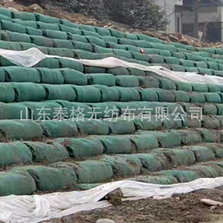 生态棒 土工布生态棒 边坡防护土工布袋 种草 护坡绿化生态袋