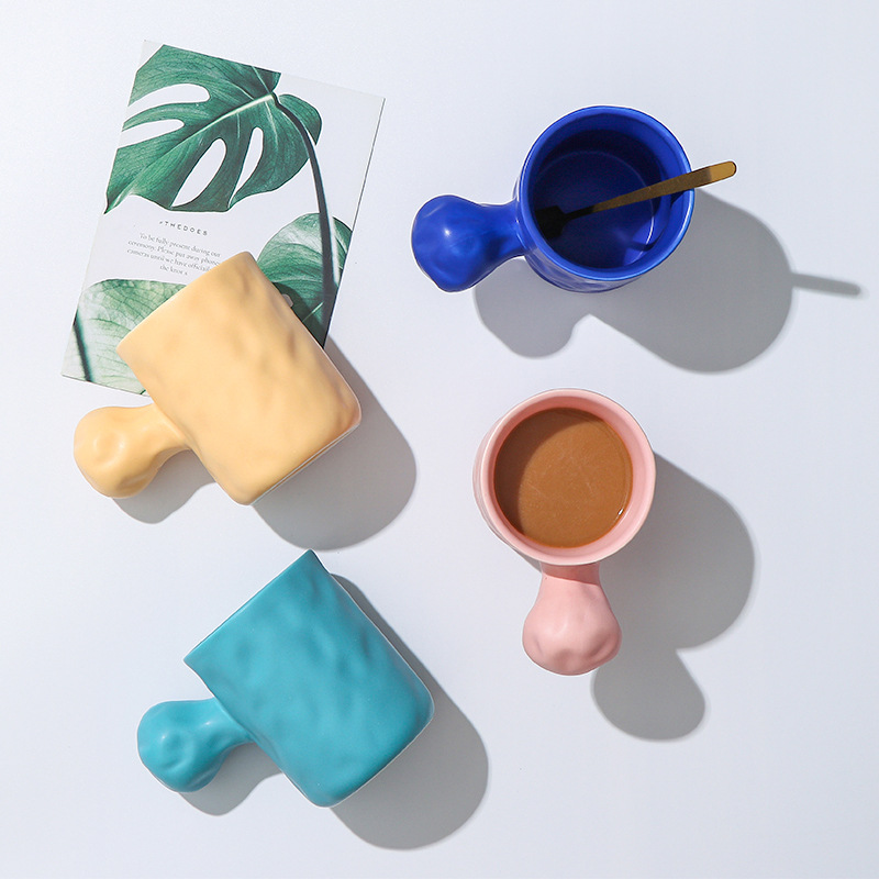 定制陶瓷杯3D造型杯杯创意新奇特马克杯礼品瓷杯跨境网红水杯杯子