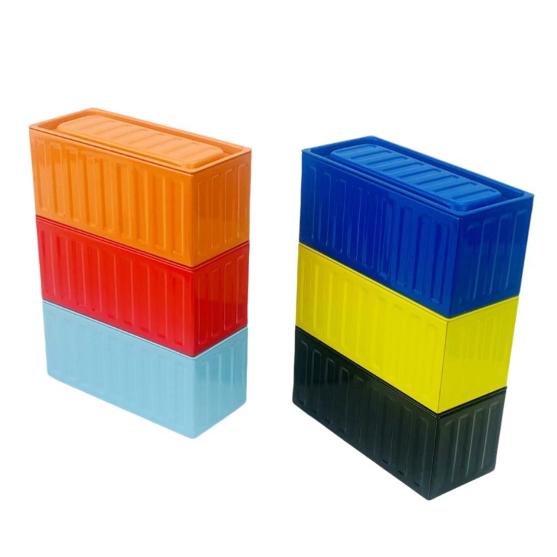 wholesale multi-color container shape tin box for gift food