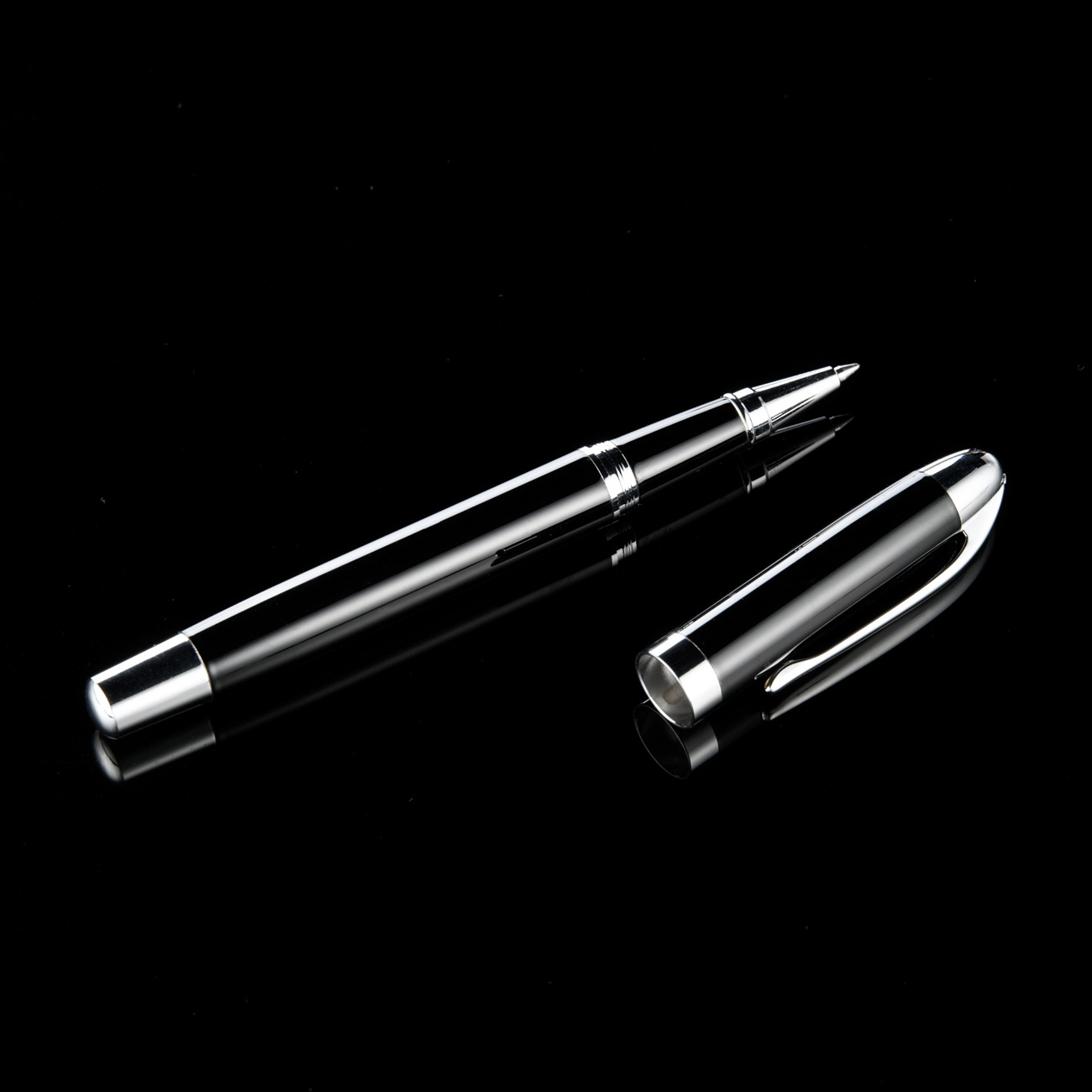 Negocio de metal firma pluma al por mayor Oficina papelería bolígrafo publicidad regalo gel pluma imprimible logotipo pluma de agua